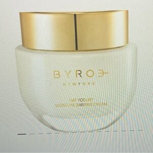 BYROE Oat Yogurt Moisture Barrier Cream — White & Gold, NWT 1.69 ounce